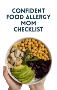 Confident food allergy mom checklist cover photo