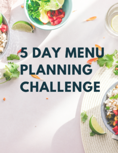5-Day Menu Planning Challenge cover image